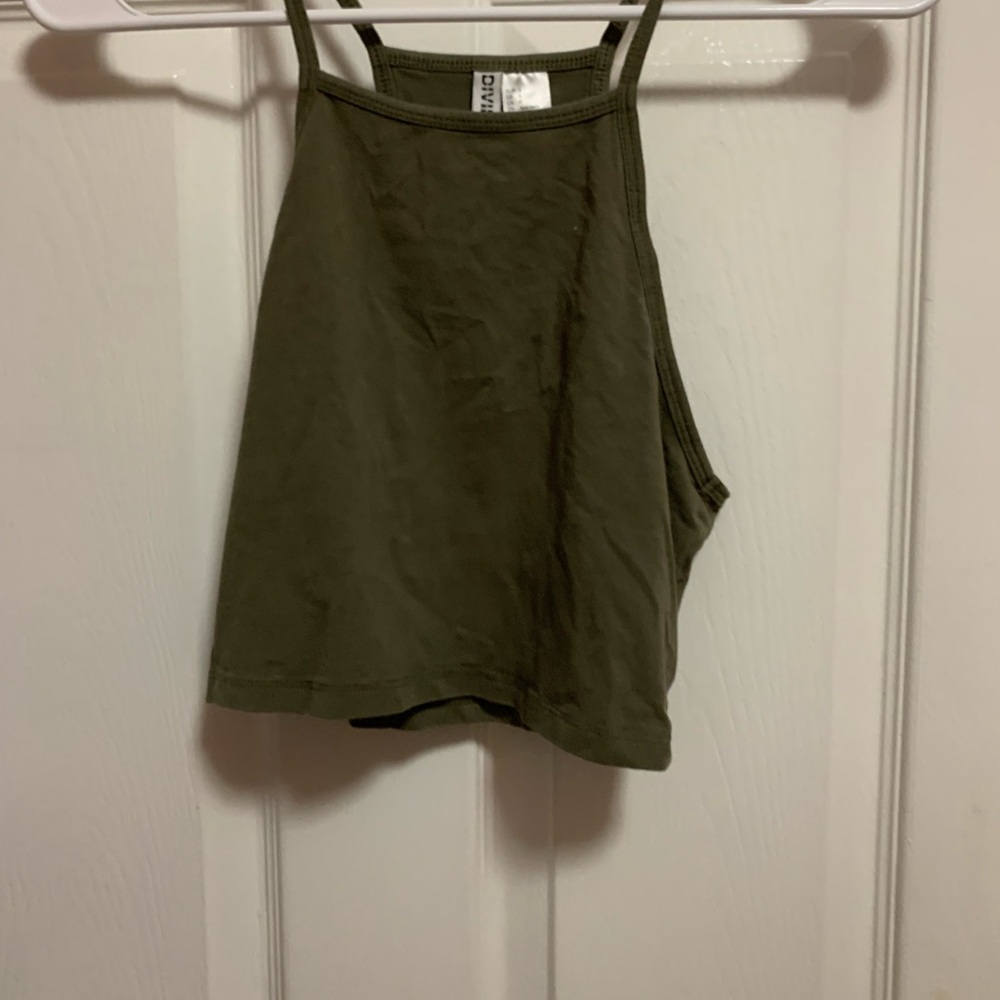 Urban Outfitters Olive Green Tank Top